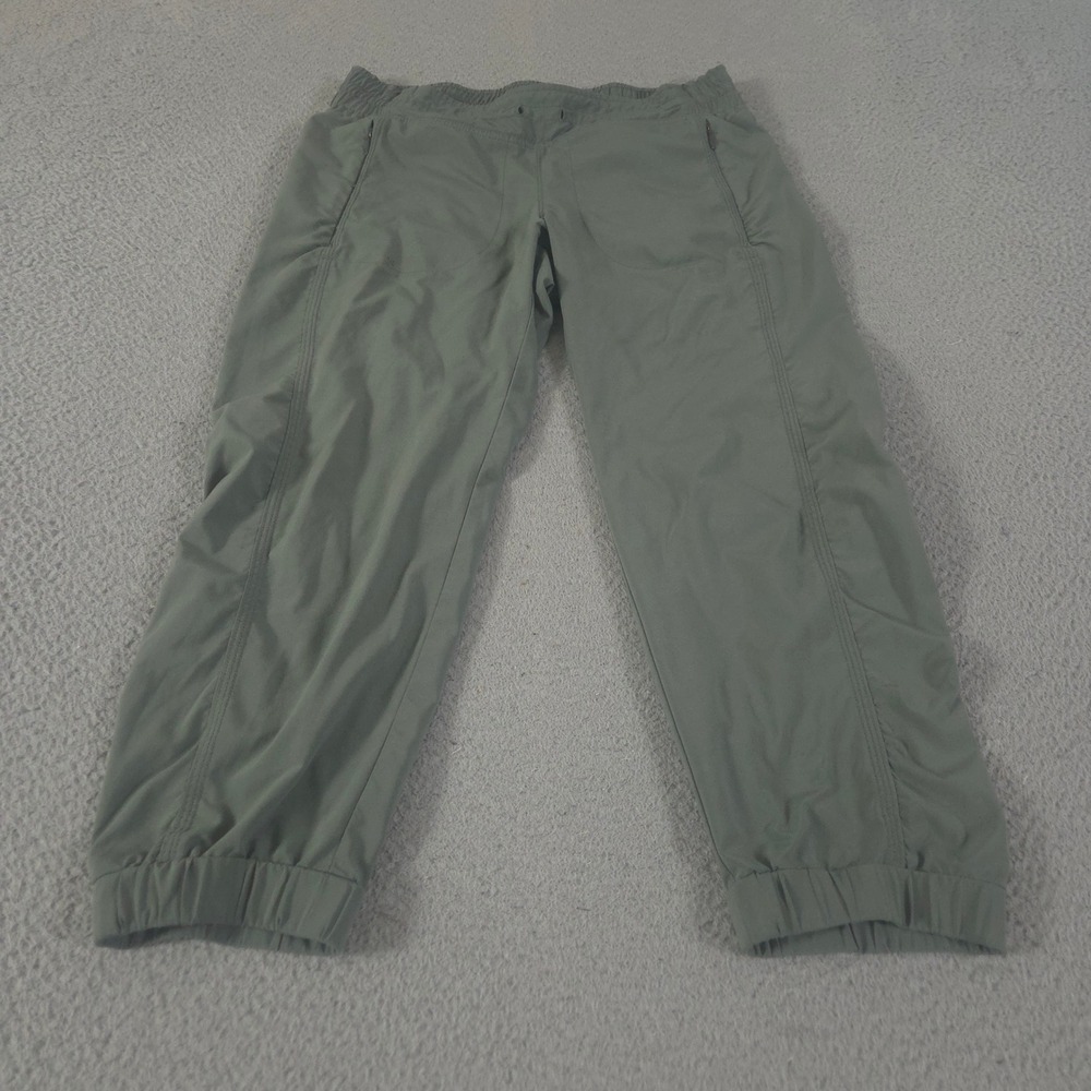 Athleta Pants Womens 4 Green La Viva Capri Tapered Leg Recycled Stretch Pocket